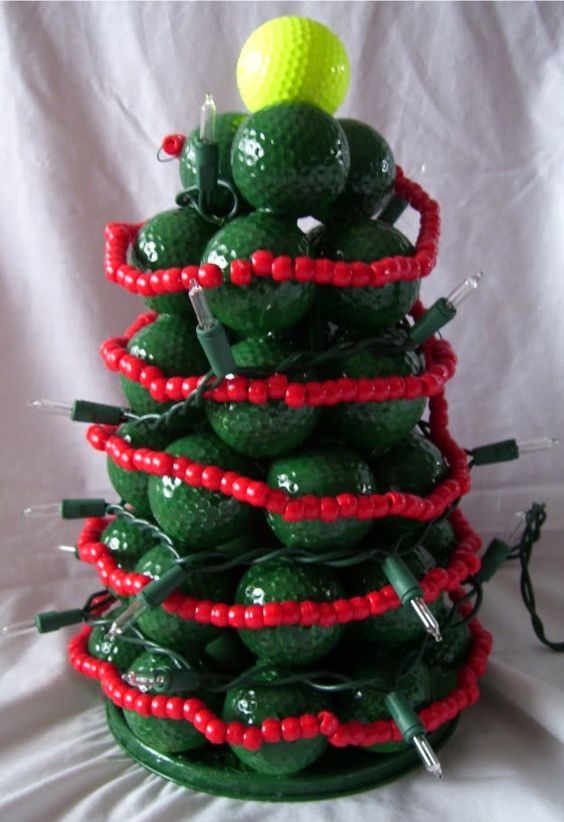 Golf Ball Christmas Tree
