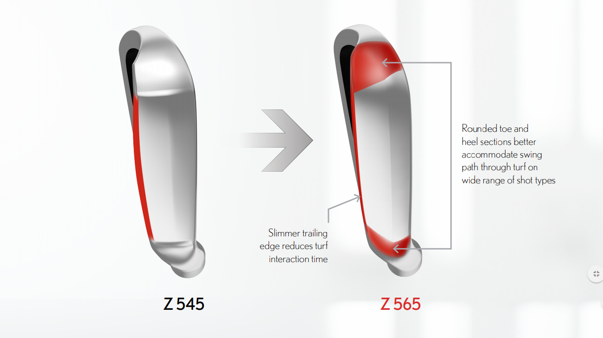 Srixon z65 irons  vt sole image - Srixon Z65 Series Irons