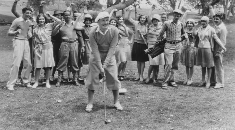 baba booey feature image of old golfer and crowd
