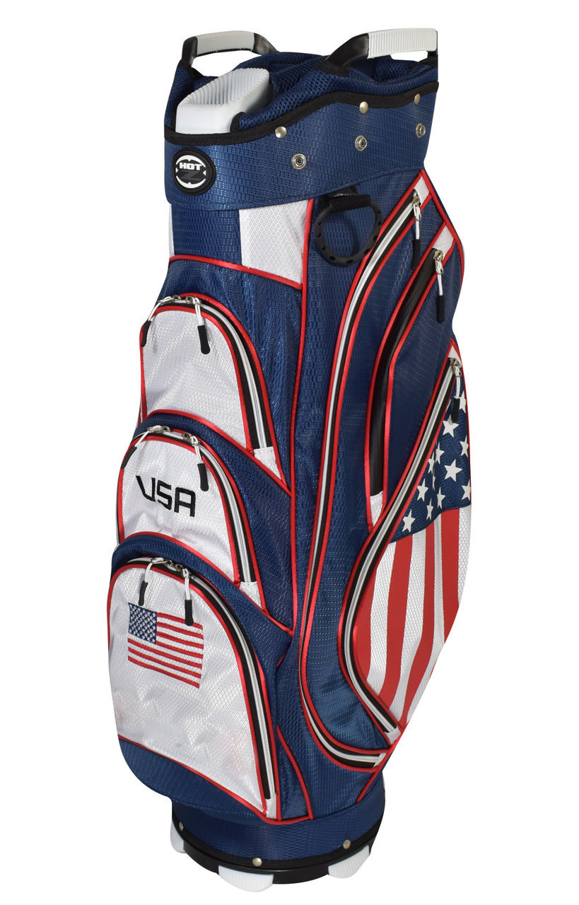 Hot-Z Golf USA Flag Bag - Hot-Z Golf 2018 Flag Stand Bag