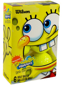 Wilson Sponge Bob 6-Pack Golf Balls