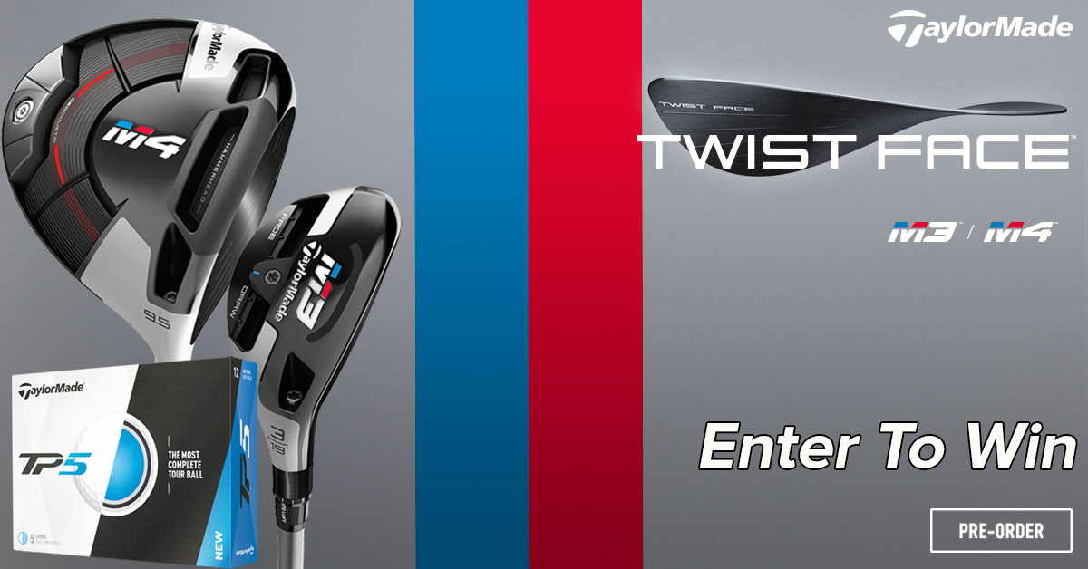 TaylorMade M3 & M4 Drivers - Twist Face - Enter To Win