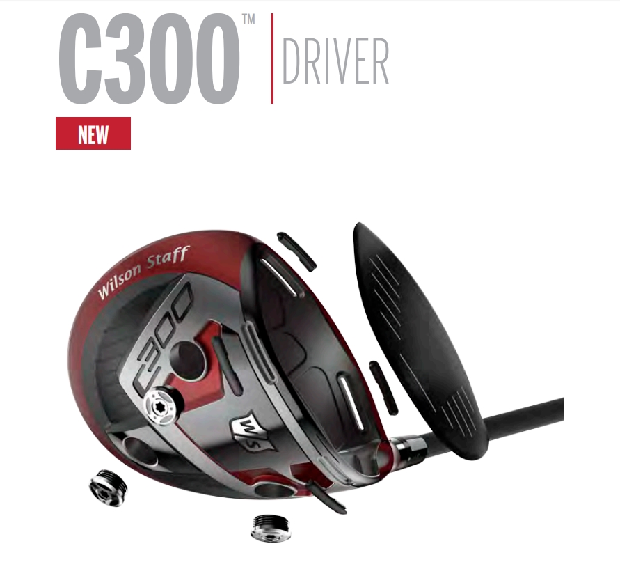 wilson staff c300 driver exploded image