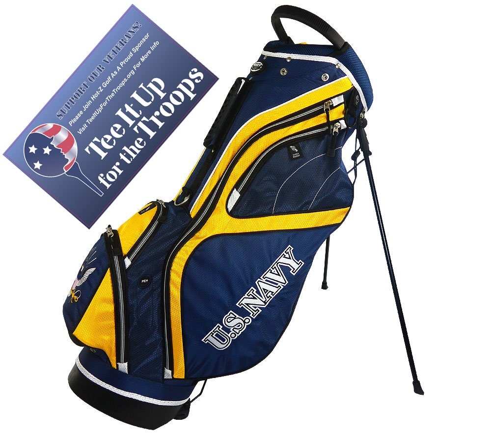 Navy - US Military Stand Bag - Hot-Z Military Golf Bags