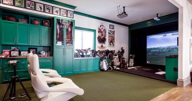 feature image - golf inspired man caves