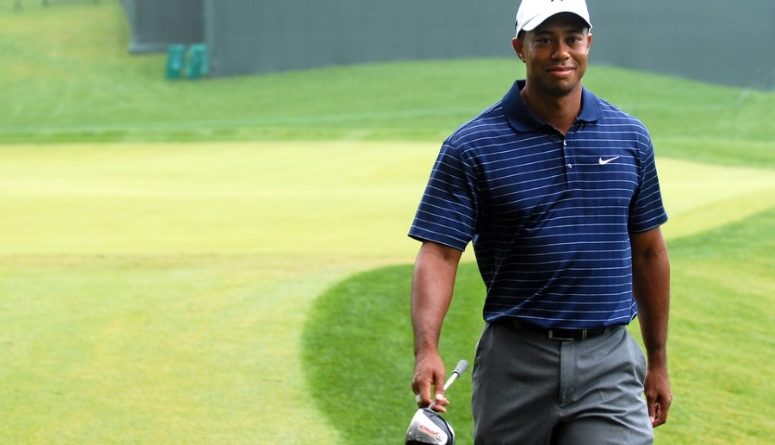 tiger woods on the course crop