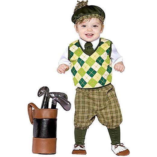 kid's Halloween Golfer Costume - 2018 Golf Halloween Costumes
