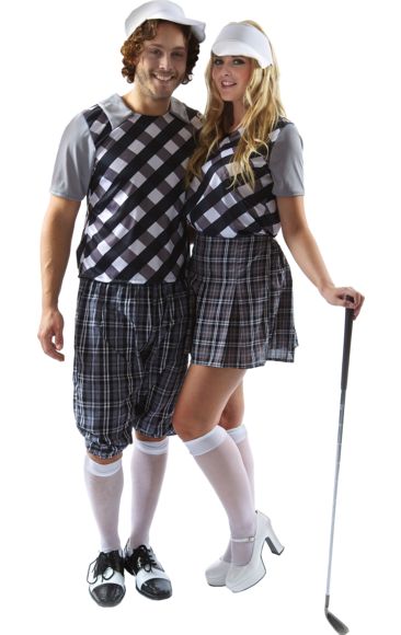 golfing couple halloween costume