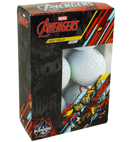 Marvel 6-Pack Golf Balls
