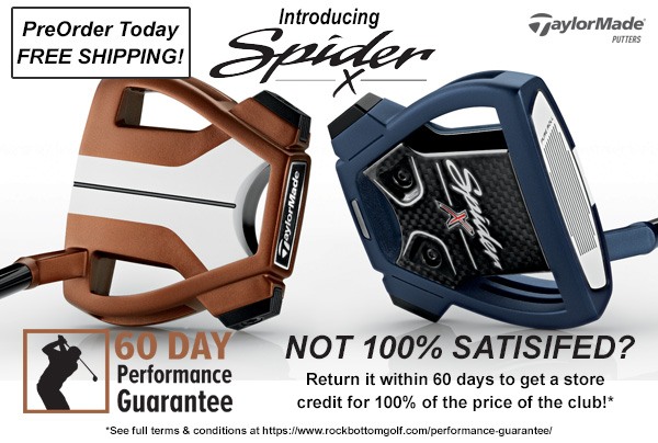 TaylorMade Spider X Putter promo banner image