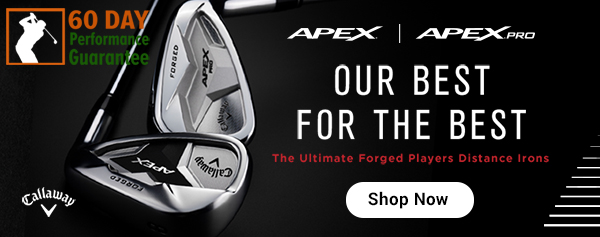 Apex and Apex Pro Irons product sales banner