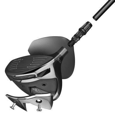 TaylorMade Original One Mini Driver product image tech cut driver product image toe view image for feature section 2019