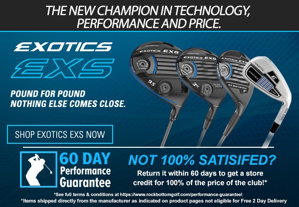 Tour Edge Exotics EXS driver product banner image