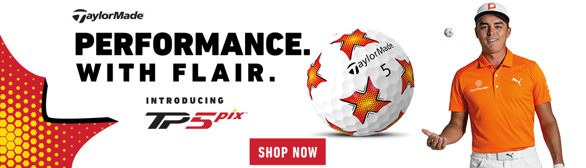 TaylorMade TP5 Pix golf ball product image sales banner