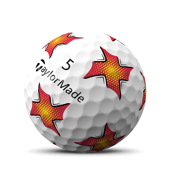 TaylorMade TP5 Pix zoomed in image of ball product image toe view image for feature section 2019