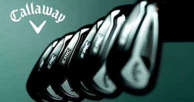 Callaway Epic forged irons hero image for header section with logo