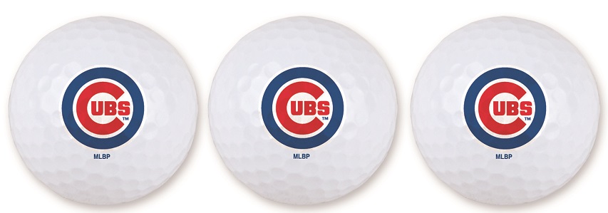 Team Effort Golf MLB 3-Ball Sleeve - Chicago Cubs
