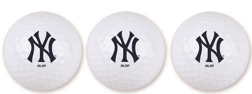 Team Effort Golf MLB 3-Ball Sleeve - New York Yankees
