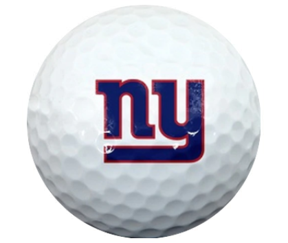 new york giants golf balls