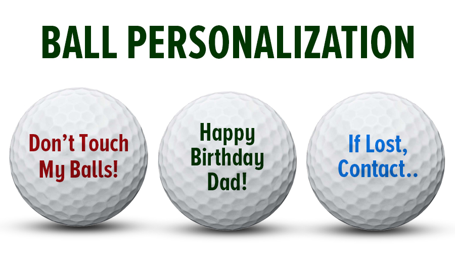 personalized golf balls