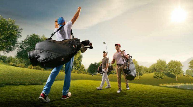 golf bags being used on the golf course feature image