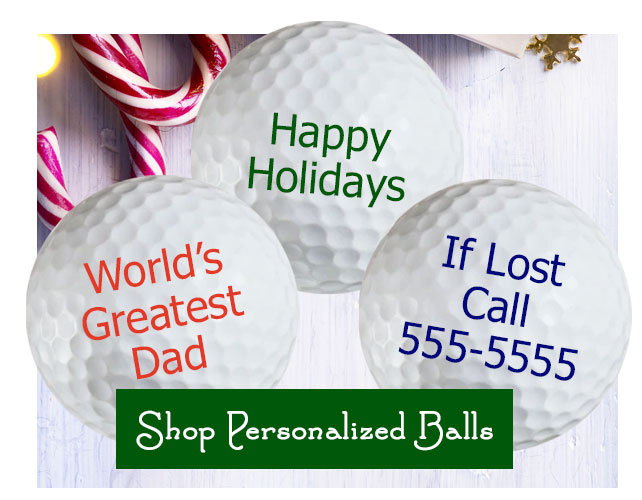 personalized golf balls

