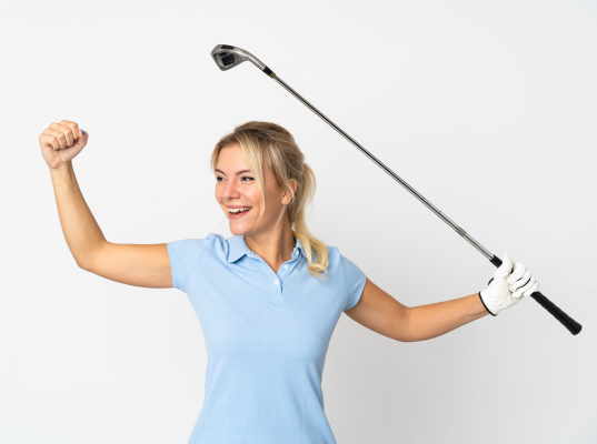 celebrating ladies golf clubs