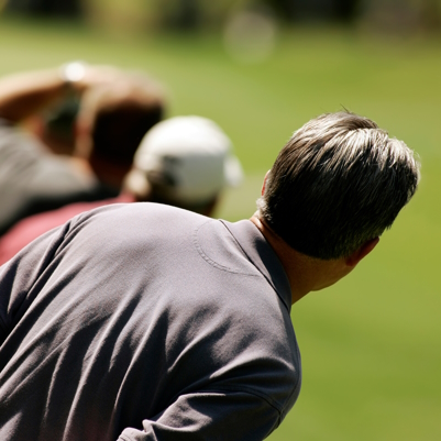 Baba Booey article content image - spectator at a golf event