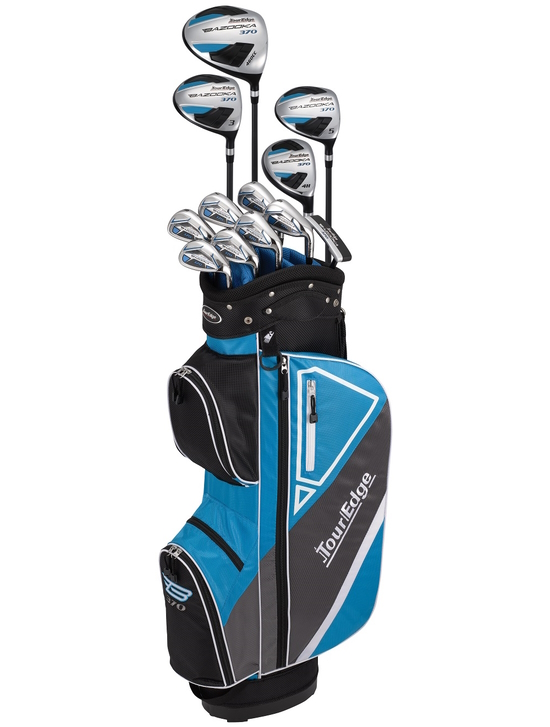 Tour Edge Golf Bazooka 370 Senior Complete Set With Bag Graphite