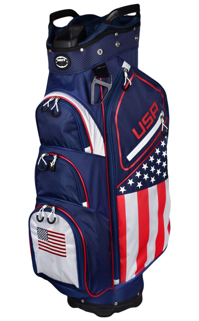 Hot-Z Golf USA Flag Cart Bag