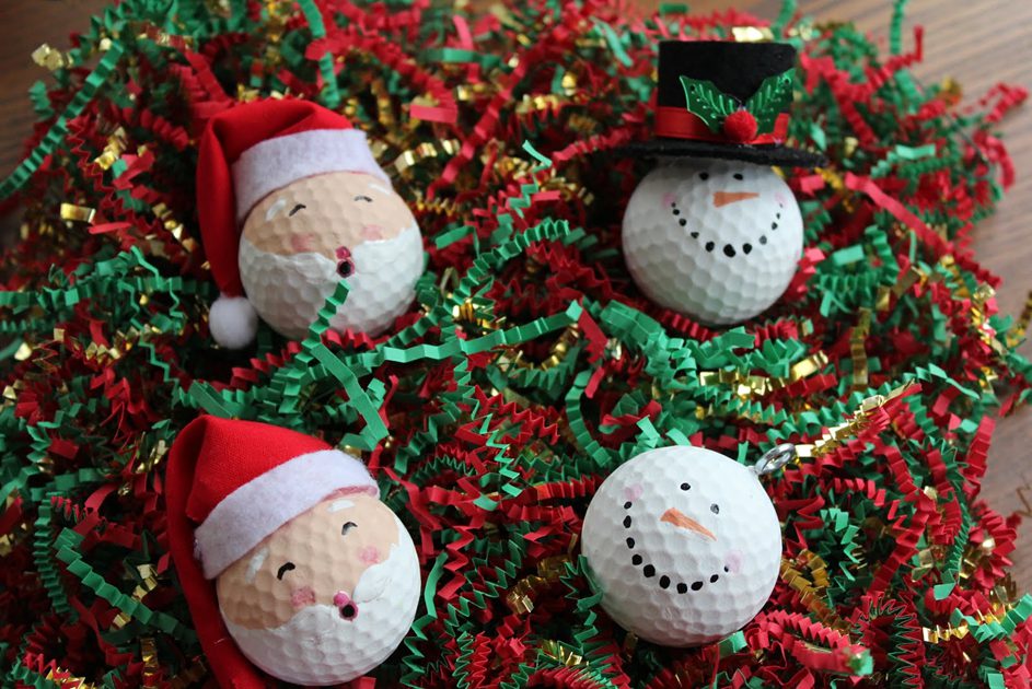 Golf Ball Ornaments: Decorating with a Golf Twist - Golf-Themed Projects for the holidays