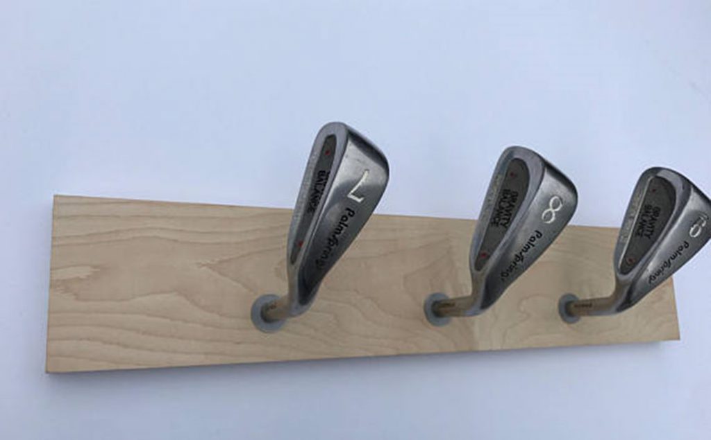 Golf Club Coat Rack: Repurposing Old Clubs for Functionality