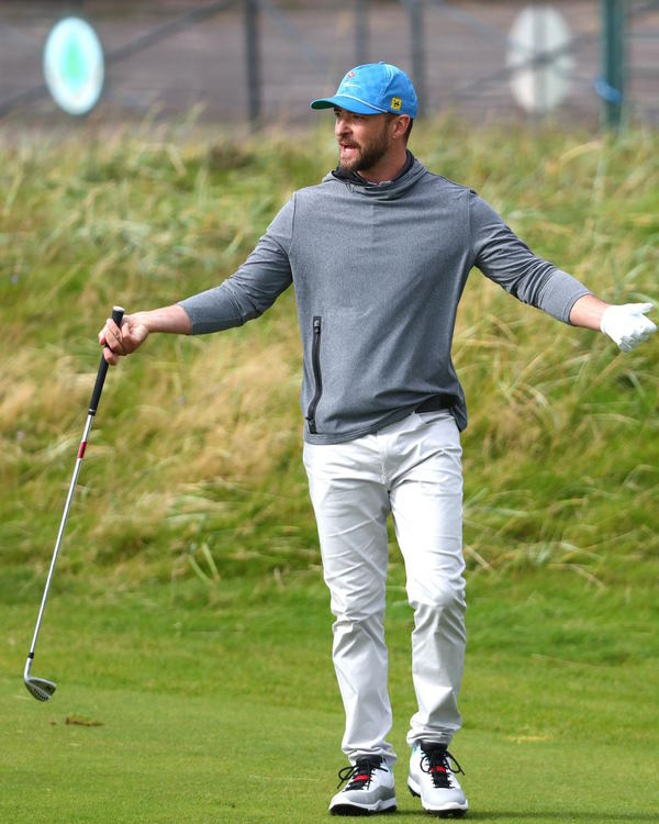 Celebrities love golf too - Justin Timberlake
