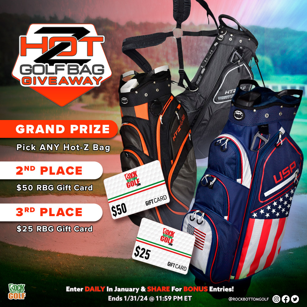Win a Hot-Z Golf Bag in January!
Enter Today!