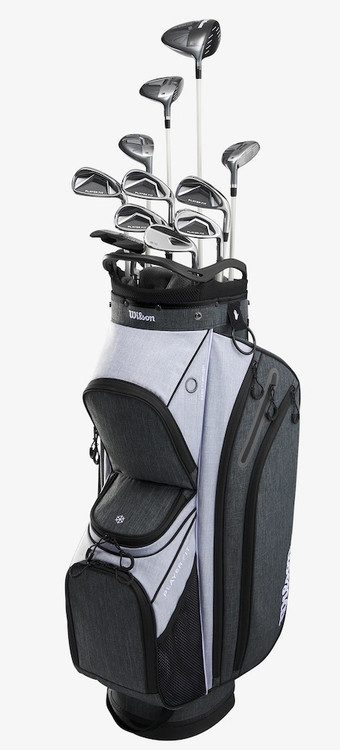 Wilson Golf Ladies PlayerFit Complete Set With Bag Graphite image