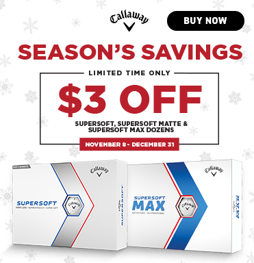 INSTANT SAVINGS on Callaway SuperSoft Golf Balls! promo image