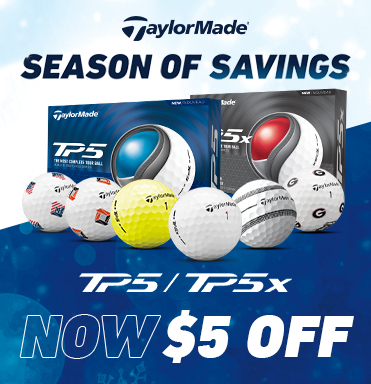 INSTANT SAVINGS On TaylorMade TP5 and TP5x Golf Balls! promo image
