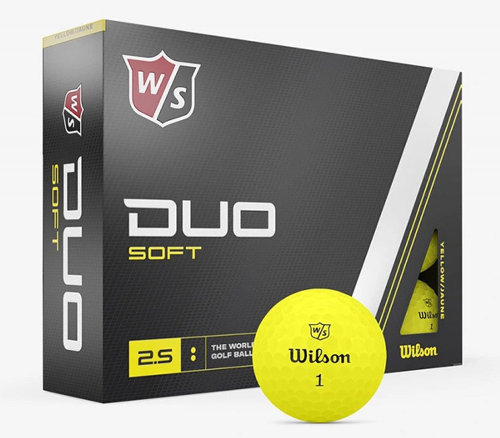 Wilson Staff Duo Soft Yellow Golf Balls product image