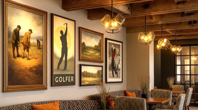 golf art in a clubhouse - feature image