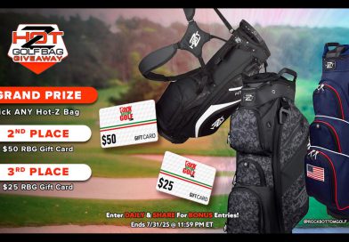 July 2025 Hot-Z Golf Bag Giveaway! Enter Today!
