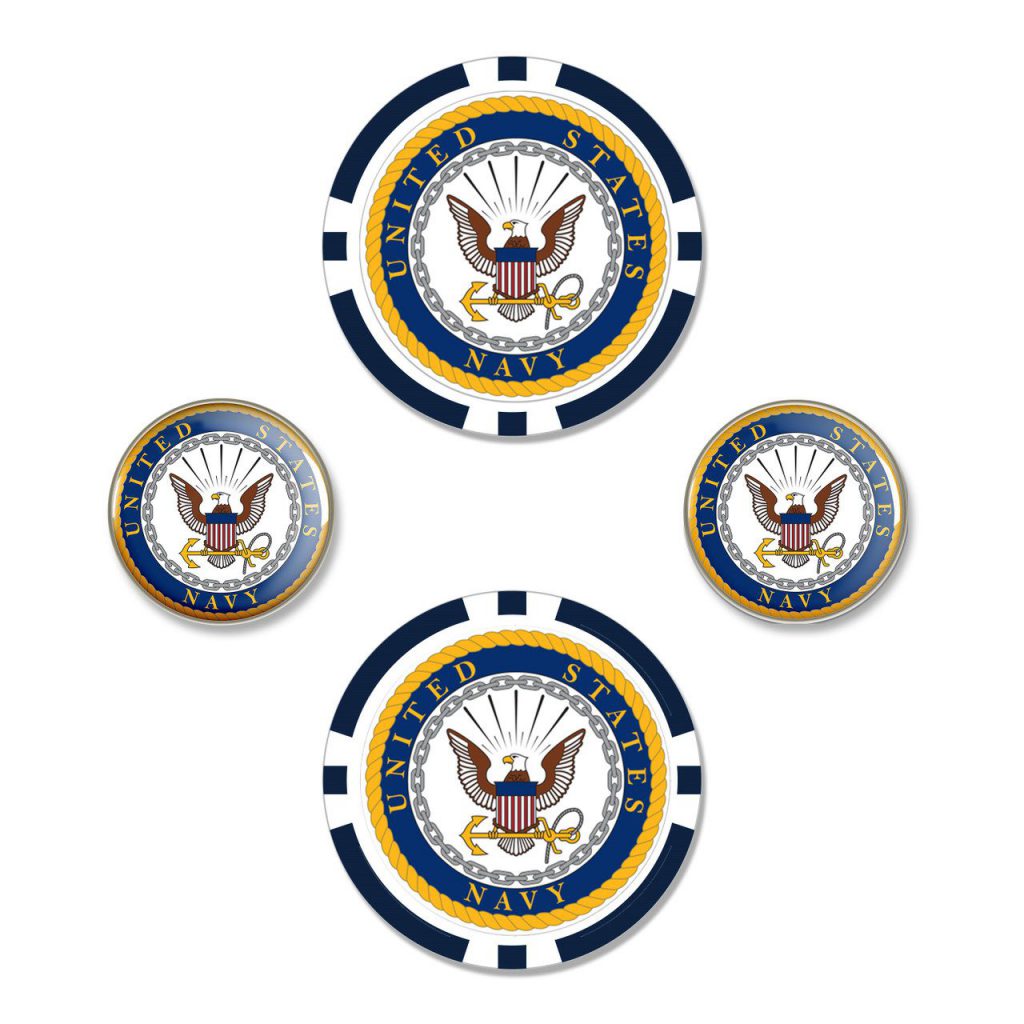 Team Effort Golf Navy Ball Marker Set image