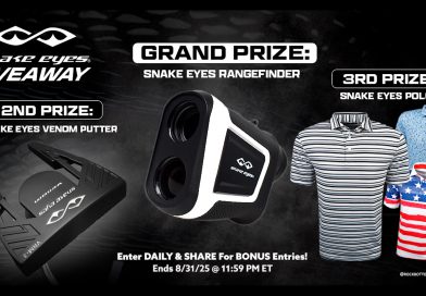 August 2025 Snake Eyes Golf Gear Giveaway! Enter Today!