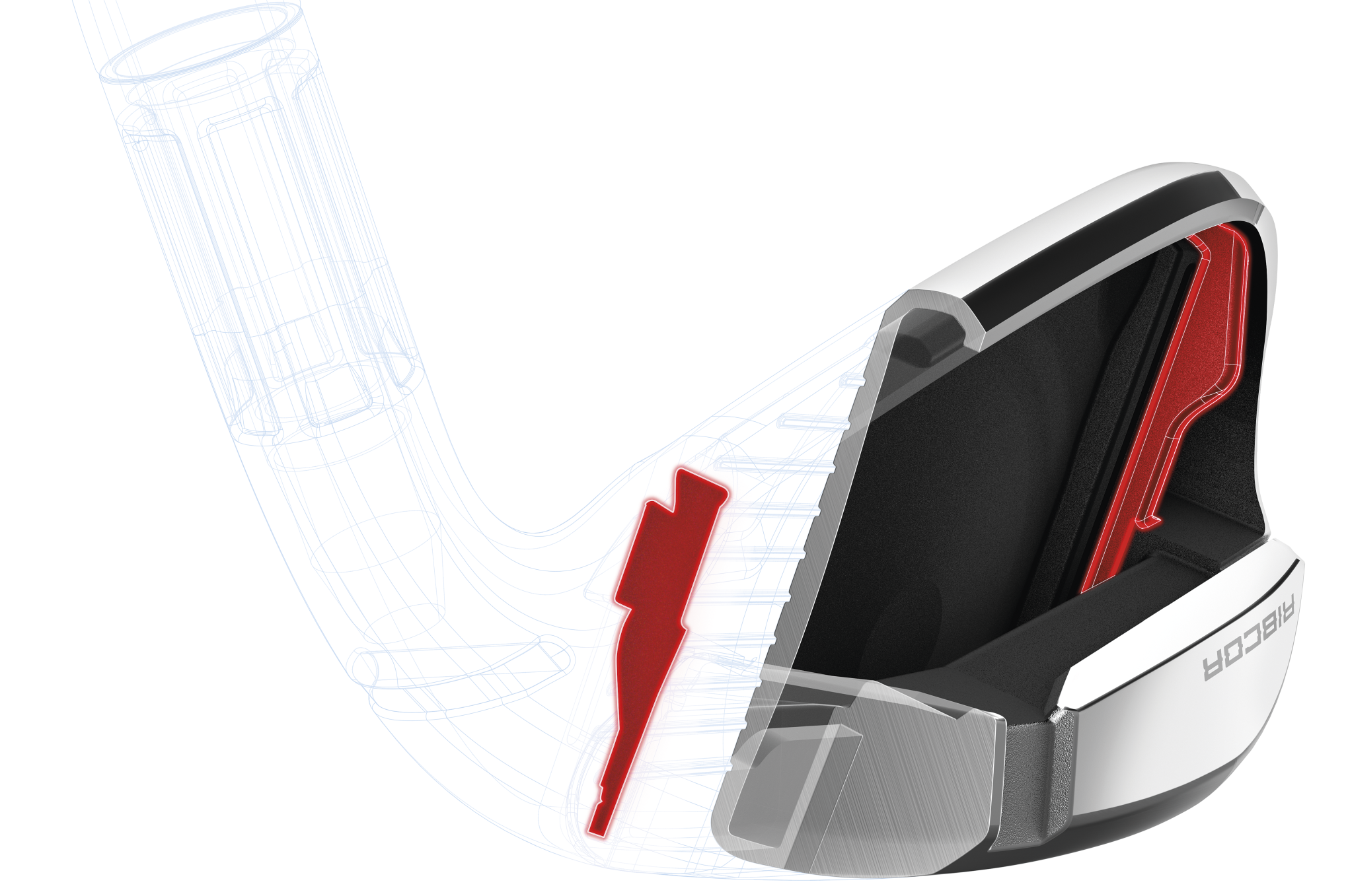 TaylorMade m2 and m4 irons - ribcor cutaway