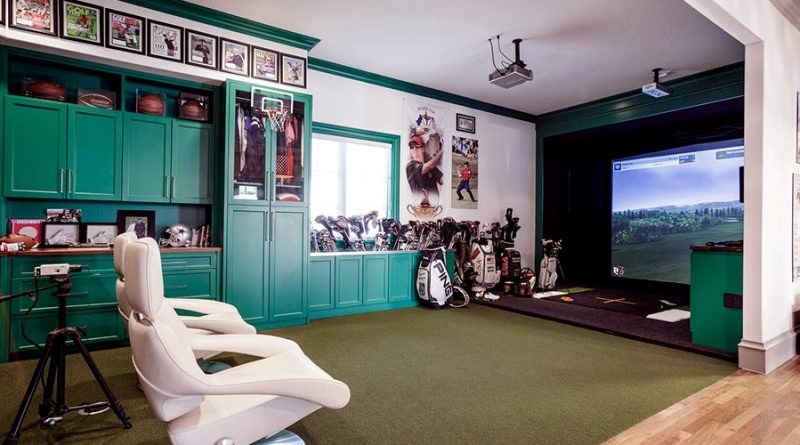 feature image - golf inspired man caves