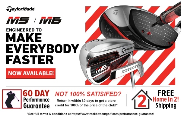 TaylorMade M5 & M6 promo banner
