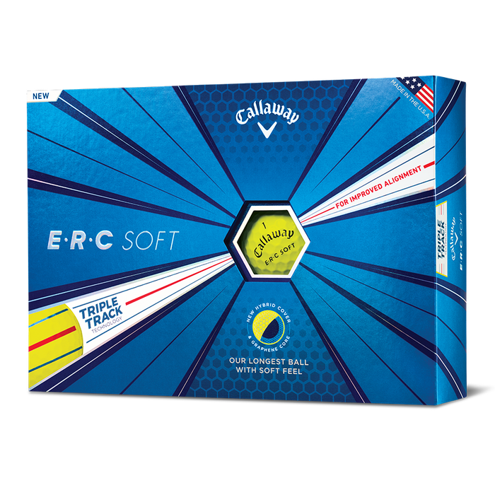 Yellow ERC Soft Golf Balls