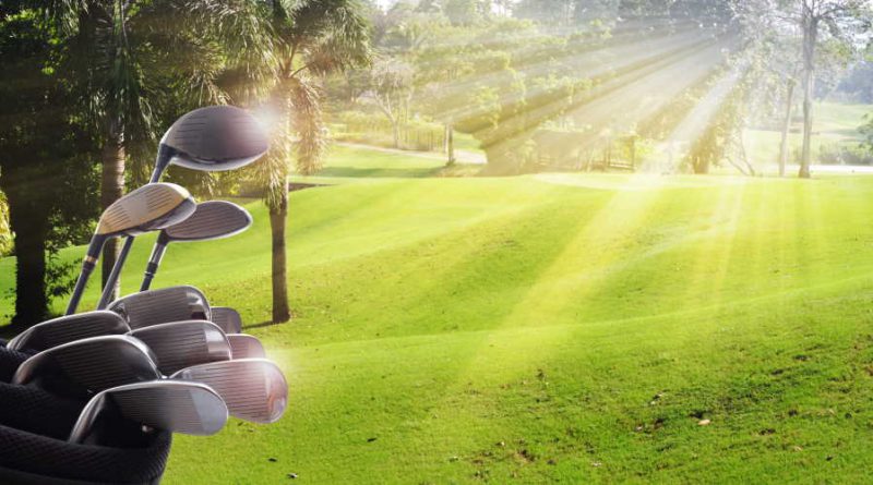 golf clubs in the sun