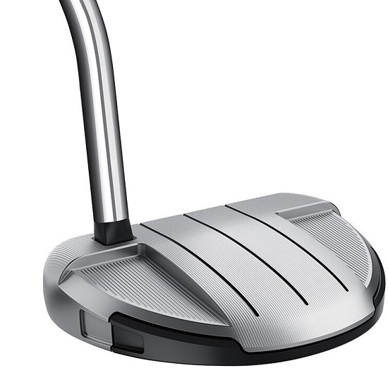 TaylorMade Golf Spider GT Rollback Silver Single Bend Putter
