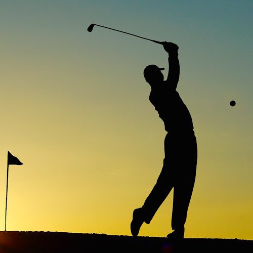 golf shots - St. Andrews Old Golf Course in Scotland - Golfing history