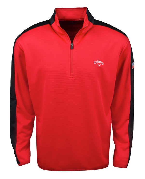 Callaway Golf Waffle Fleece 1-4 Zip Pullover